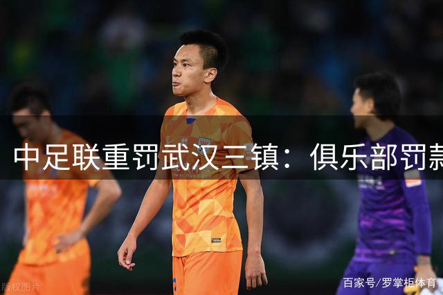 中足联重罚武汉三镇：俱乐部罚款6万 部分看台空场1场